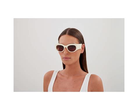 gucci gg1544s|Gucci Oval Sunglasses Ivory/Brown (GG1544S.